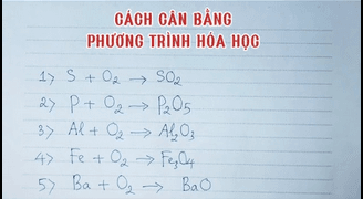 Các Phương Pháp Cân Bằng Phản Ứng Hóa Học Trong Chương Trình Hóa Học Lớp 9